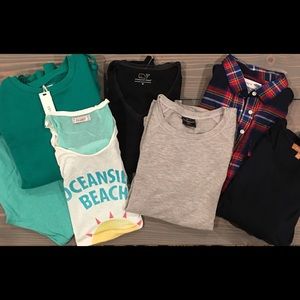 7 Pc bundle Sz M Lularoe Vineyard Vines old Navy